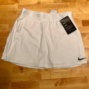 NWT White Nike DRI-FIT Tennis Skirt
